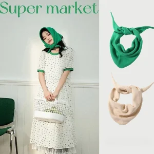 Écharpe triangulaire faite maison pour femmes, casquettes pour filles, écharpe de sauna, zones d&rsquo;échauffement en hiver, 12 couleurs