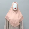 hijab Élégant instantané pour femme musulmane, châle islamique, facile à vitation, ramadan, eid, arabe, turban
