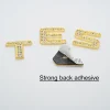 autocollant de voiture lettres et chiffres en métal 3d, bricolage bling intérieur et extérieur de voiture, accessoires de voiture pour femmes et filles