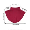 faux col en modal pour femmes musulmanes, extensions de hijab islamique, col roulé, couverture de cou haut, demi haut plus chaud, écharpe hijab, enveloppe courte