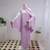 abaya musulman deux pièces pour femmes, jilbab islamique avec vêtements hijab, robe saoudienne de dubaï, robes de prière de modestie turque, caftans amples