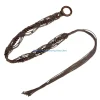 e56a – ceinture taille bohème en coton tressé, longueur réglable, pour femmes