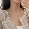 cadeaux de mode minimaliste femmes charme pendentif chocker collier femmes bijoux clavicule chaîne