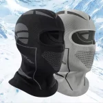 Écharpe thermique résistante au froid pour hommes et femmes, chapeau de Ski d&rsquo;hiver, cagoule, masque complet, Ski, cyclisme, chasse, couvre-tête, doublure de casque