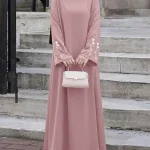 2025 ZANZEA élégant musulman Abaya femmes à manches longues brodé Robe florale islamique Robe Femme décontracté caftan dubaï Hijab robes