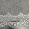 voile de mantille long personnalisé, voile de mariage vintage avec garniture en dentelle de cils, voile bohème à un seul niveau avec peigne caché