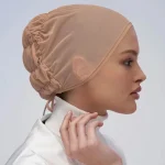 Mince Intérieur Hijab Casquettes Musulmanes Extensible Chapeau Turban Islamique Undercarf Chapeau Chapeau Femme Bandeau Turbante Mujer Respirant Turban
