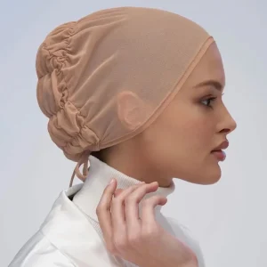 Mince Intérieur Hijab Casquettes Musulmanes Extensible Chapeau Turban Islamique Undercarf Chapeau Chapeau Femme Bandeau Turbante Mujer Respirant Turban