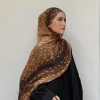 Foulard Hijab imprimé Animal à la mode, Bandana Modal, foulard à bord large, enveloppes pour tous les marches, châle pour femmes Foulard Hijab imprimé Animal à la mode, Bandana Modal, foulard à bord large, enveloppes pour tous les marches, châle pour femmes