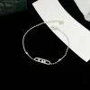 bijoux de luxe français simples et à la mode en argent 925 pour femmes, bracelet rond mobile à trois diamants en zircon, cadeau de fête classique