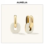 Boucles d&rsquo;oreilles géométriques rouge blanc pour femme, Design Unique, bijoux légers et confortables, à la mode, 2025