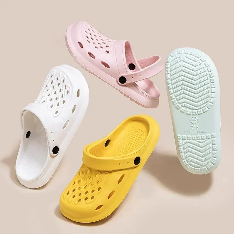 Sandales d’allaitement confortables pour femmes, pantoufles imperméables, chaussures de jardin à semelle souple, toboggans d’été et d’extérieur Sandales d’allaitement confortables pour femmes, pantoufles imperméables, chaussures de jardin à semelle souple, toboggans d’été et d’extérieur