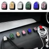 crochets en cristal de biscuits pour voiture, support de sac de face portable, ornements pour la maison, décor créatif, mini crochet bling, accessoires intérieurs automatiques
