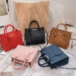 Sac fourre-tout polyvalent de grande capacité pour femmes, sac à bandoulière décontracté en cuir Pu, sacs à main à la mode