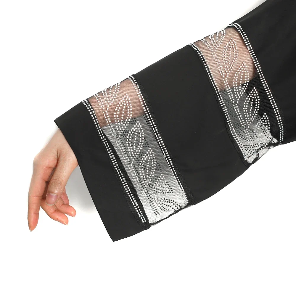 abaya noir dubaï turquie robe hijab musulmane 2025 caftan marocain arabe vêtements islamiques kimono robe femme musulmane djellaba