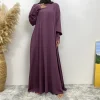abaya avec tiens imar pour femmes musulmanes, ensemble islamique, hijab de prière, grande taille