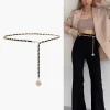 Ceintures pour femmes personnalité femmes chaîne ceinture Punk Rock métal femmes ceinture chaîne or argent taille chaîne jean ceinture concepteur ceinture