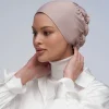 chapeau turban musulman en coton doux pour femme, casquettes hijab intérieures, sous écharpe islamique, bonnet indien, enveloppement de sauna, nouveau