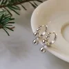 Boucles d&rsquo;oreilles en argent Sterling 925, Design Simple à la mode, nouveau, Unique, délicat, exquis, doux et charmant, ornements d&rsquo;oreille pour femmes