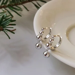 Boucles d&rsquo;oreilles en argent Sterling 925, Design Simple à la mode, nouveau, Unique, délicat, exquis, doux et charmant, ornements d&rsquo;oreille pour femmes