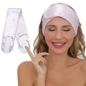 Femmes soyeux satin réglable SPA bandeau pour le visage bain maquillage bandeau pour cheveux bandeaux pour le lavage du visage éponge douce accessoires de cheveux Femmes soyeux satin réglable SPA bandeau pour le visage bain maquillage bandeau pour cheveux bandeaux pour le lavage du visage éponge douce accessoires de cheveux