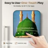 aimant coran pour joueur surélevé intégré, recitation islamique préchargée, rechargeable pour cadeaux du ramadan eid, aimant pour réfrigérateur pour musulmans
