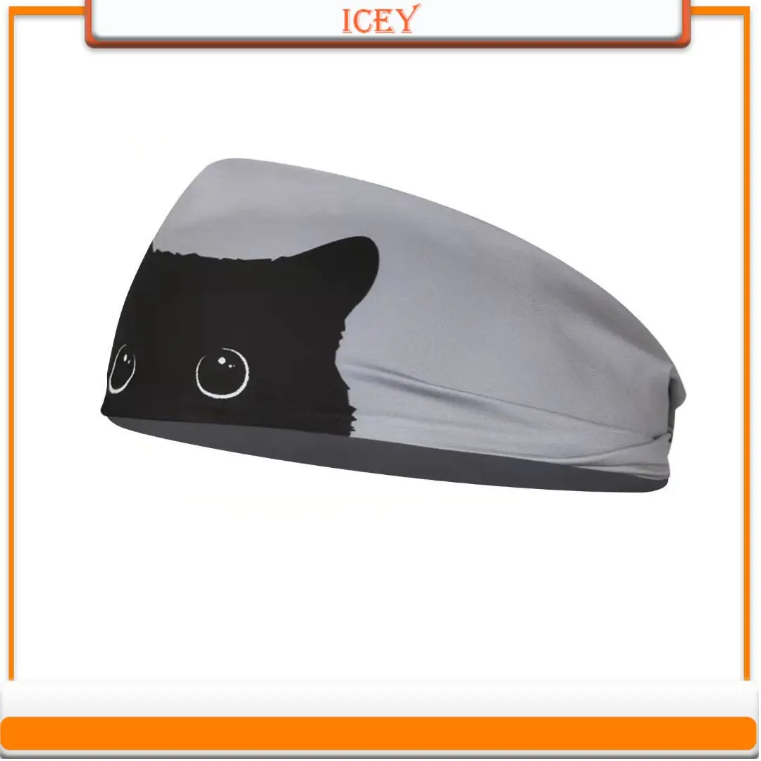 hijab dames cyclisme nouvelle impression été fitness sport extensible multifonctionnel bandeau