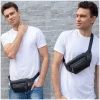 sac de taille pour hommes, sacs de taille en cuir véritable de mouton, sac banane pour hommes/femmes, ceinture en cuir de vache, sacs de ceinture pour hommes