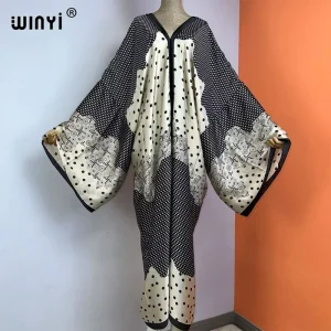 WINYI col en v afrique robe femmes Boho décontracté caftan Vintage robe de soirée plage couvrir abaya dubaï luxe abaya femme musulmane WINYI col en v afrique robe femmes Boho décontracté caftan Vintage robe de soirée plage couvrir abaya dubaï luxe abaya femme musulmane