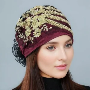 Foulard de tête en dentelle, Turban, chapeaux, strass, cravate élastique, Hijab, foulard fin d&rsquo;été, Bandana, couverture complète, islamique sous-écharpe pour femmes
