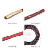 ceinture en cuir pour femmes, élégante, à la mode, fine, fine, fine, avec boucle dorée, pour robe et jean