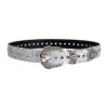 ceinture taille florale y166, chaîne corps tendance, œillets à brillantes pour femmes hommes