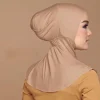 foulard hijab musulman pour femme, sous Écharpe islamique, chapeau, bonnet