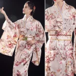 Kimono japonais élégant pour femmes, Yukata Sexy avec Obi, Costume de Cosplay, nouveauté nationale, robe de soirée imprimée à fleurs, robe Geisha