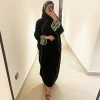 mode classique brodé abaya hijab robe kimono manteau vêtements d'extérieur femmes à manches longues en vrac arabe musulman dubaï marocain caftan