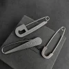 grands épingles tendance pour vêtements, épingles de sûreté en métal, pour robe en jean, écharpe, épingles réglables, accessoires