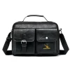 sac pour hommes décontracté sacs à bandoulière en cuir pu hommes porte documents sacs à main sacs pour ordinateur portable porte documents bureau affaires fourre tout 가bolso de hombre
