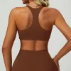 femmes yoga soutien gorge antichoc haut court push up sport soutien gorge respirant sport soutien gorge haut de fitness gymnase sexy licou sous vêtements d'entraînement rembourré