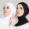 prêt à porter casquette intérieure hijab pour femmes musulmanes solide sous écharpe hijab sous capuchon écharpe turban chapeau islamique musulman hijabs couvre chef