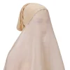 hijab instantané en mousseline de soie brillante pour femme musulmane, sous Écharpe en jersey, à la mode, type turban, bonnet