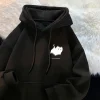 sweat à capuche pour femmes, marque tendance, polyvalent, style hongkongais, haut imprimé américain, manteau d'automne et d'hiver