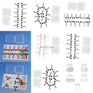 Épingle à foulard Portable T21F avec accents perles pour une utilisation confortable toute journée des tenues élégantes