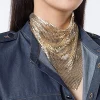 Mode foulard paillettes Triangle foulards Style coréen cou enveloppement Bandanas collier foulard Triangle Hijab écharpe fête