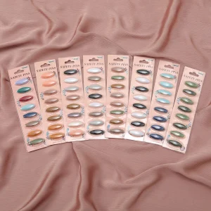 Épingles Hijab musulmanes pour écharpe couleur noir et blanc épingles de sûreté Clips dames accessoires de dressing broches pour femmes épingles d&rsquo;écharpe