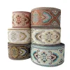 ruban en dentelle brodé ethnique boho, 1 mètre, 6cm, garniture en dentelle, vintage, bricolage, sac à vêtements, accessoires, tissu brodé personnalisé