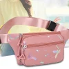 garçons filles fanny pack voyage sac d'argent vacances décontracté imperméable poitrine sac à bandoulière