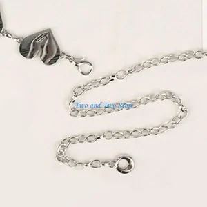 Ceinture dorée HX6F, chaînes corps Punk Hip Hop, cœur brisé, spectacles sur scène pour femmes filles