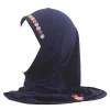 hijab pour filles musulmanes, écharpe arabe islamique, châles pour enfants, motif de fleurs, ramadan, beau