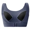 soutien gorge de sport avec coussinet de poitrine intégré, bonnet fixe, haute résistance, absorbant les chocs, respirant, dos réglable pour femmes