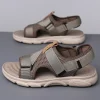 sandales pour hommes respirant confortable antidérapant chaussures pour hommes en plein air sandales de plage décontractées hommes chaussures plates souples sandale chaussures d'été pour hommes